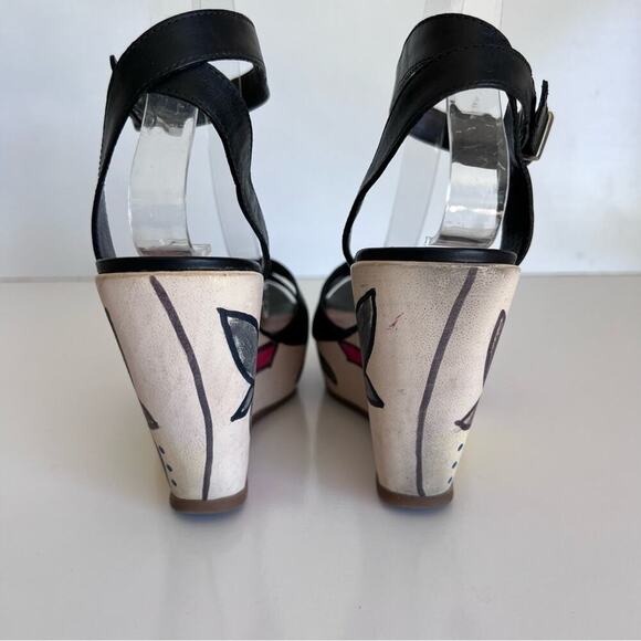 Colorful Wedge Sandals - Picture 6 of 15